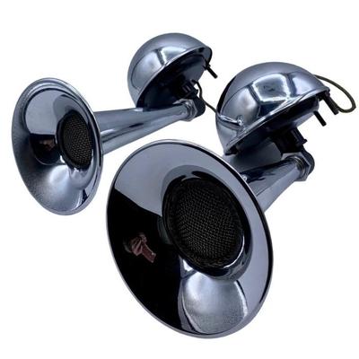 Pair NOS K-33 Delco Remy Hotrod, Ratrod, Classic Car Automobile Horns.