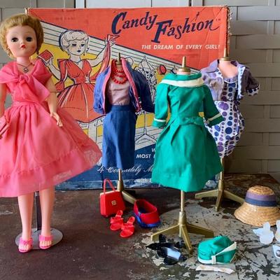 1960s Candy Fashion Doll, Mannequins & Ensembles 