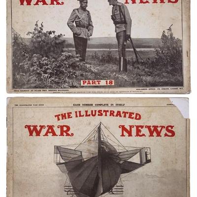 WWI United Kingdom War News Magazines.