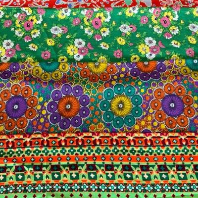 NOS 1960s-70s fabric yardage.