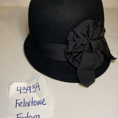 https://www.ebay.com/itm/115946801064 CV1083 WOOL FELIXTONE FEDORA J.J. COLLECTIONS, 100% WOOL