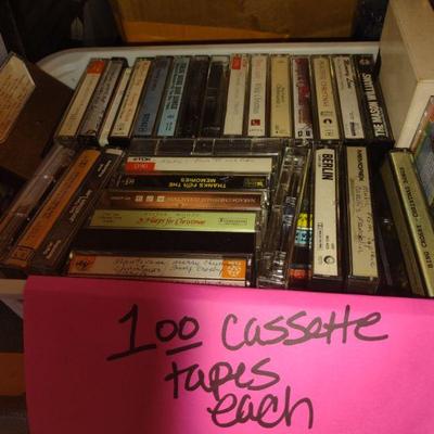 misc cassette tapes