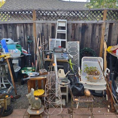outdoor decor and tools