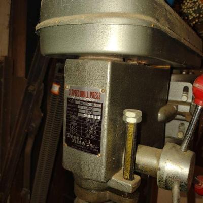 drill press, ready to use by test rite 3 speed