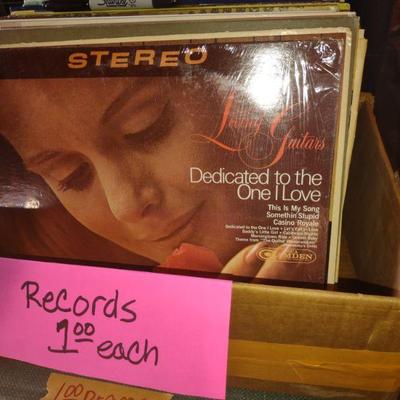 records, some irish folk music, singers and standards, love songs 1950-60's