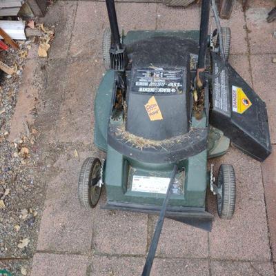 black and decker electric lawn mower