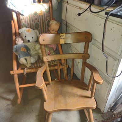 rockers and vintage stuffies