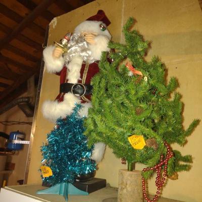 trees. and santa