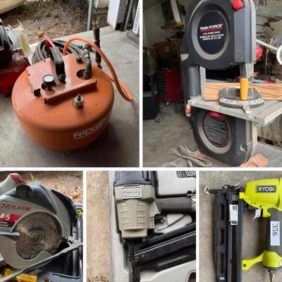 Carpentry Tools Collage
