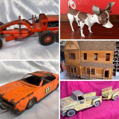 Vintage Toys Collage