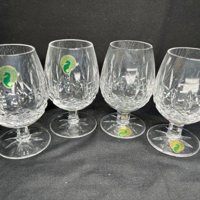 Waterford Lismore 5oz Small Brandy Glasses