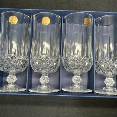 Cristal D'Arques Longchamp Ice Tea Glasses NIB