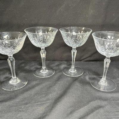 Tiffin Franciscan Blown Hollow Stem Champagne