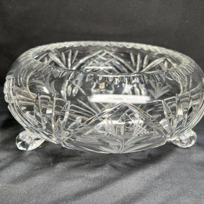 Cut Crystal Footed Bowl