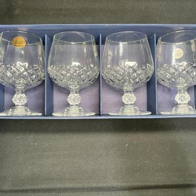 Cristal D'Arques Longchamp Brandy Glasses NIB