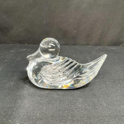 Waterford Crystal Duck Paperweight