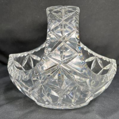  Cut Crystal Basket
