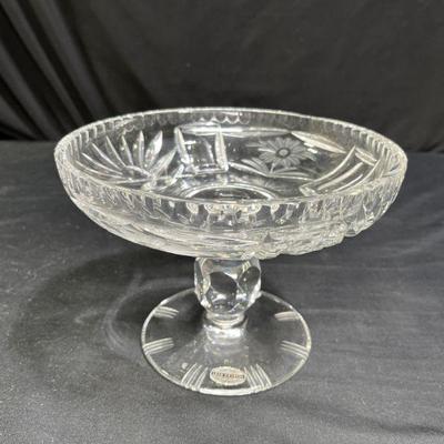 W. German Crystal Pedestal Compote