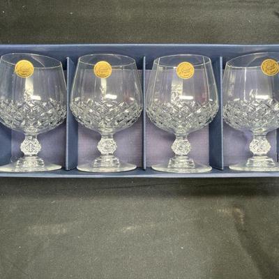 Cristal D'Arques Longchamp Brandy Glasses NIB