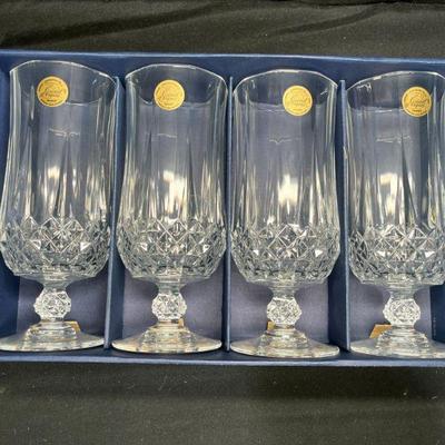 Cristal D'Arques Longchamp Ice Tea Glasses NIB