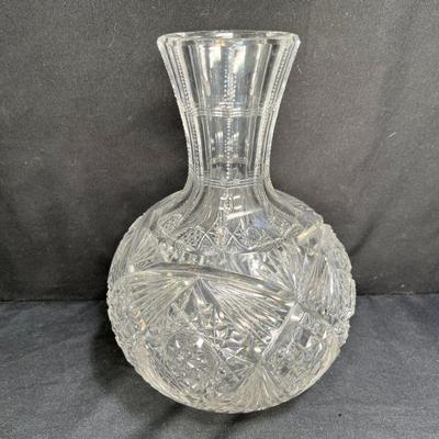 American Brilliant Cut Crystal Carafe