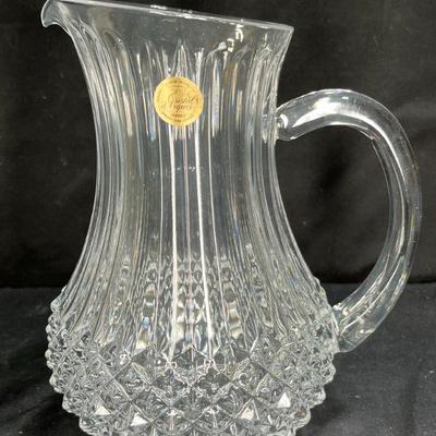 Cristal D'Arques Longchamp Pitcher NIB