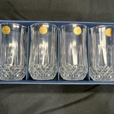 Cristal D'Arques Longchamp Tumblers NIB