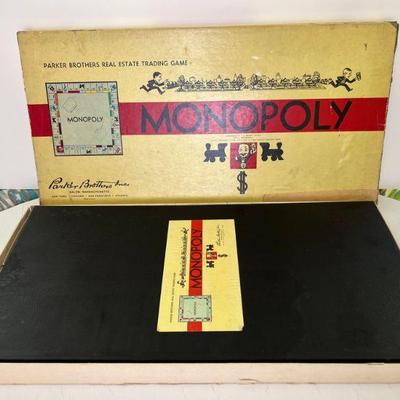 1954 Monopoly Board Game