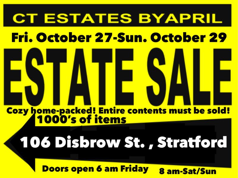 ESTATE SALE! COZY HOME PACKED WALL TO WALL ENTIRE CONTENTS MUST BE