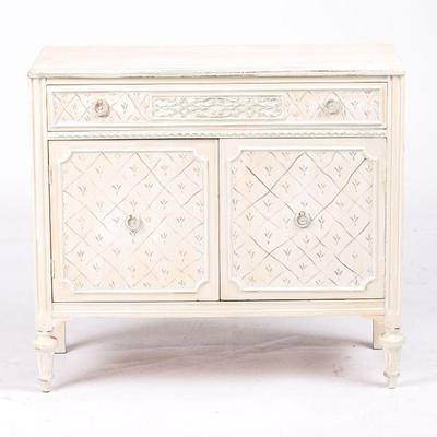 106. WHITE PAINTED SIDEBOARD 
33