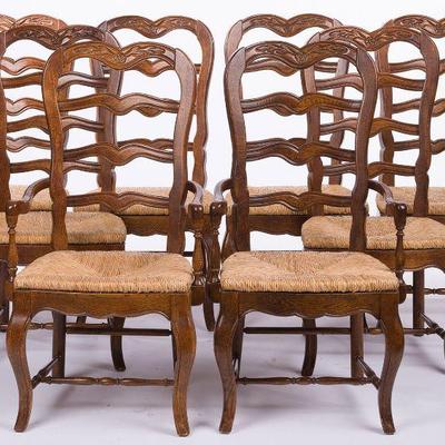 21. SET OF 8 FRENCH CHAIRS
40