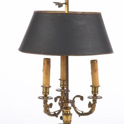 58. BOUILLOTTE STYLE TABLE LAMP