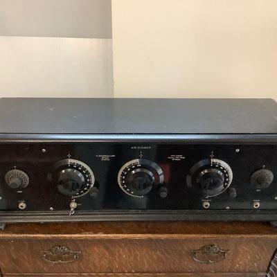 JUCR801 Antique â€œAir Roamerâ€ Radio	Antique Kilbourne and Clark 'Air Roamer' radio with two spare amplifier tubes in box. Serial...