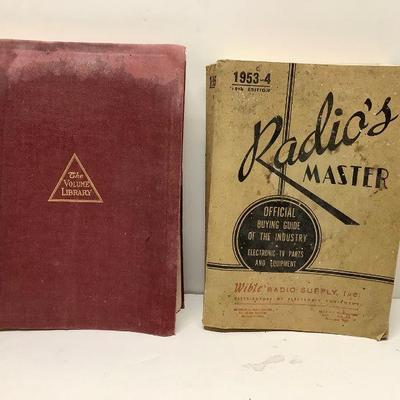 JUCR203 Rare Catalog & Book	1953-4 18th edition Radio's Master catalog. Does have wear with some folded corners. Copyright 1953.
