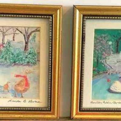 Signed Levine prints