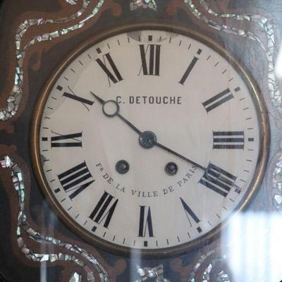C. Detouche Paris France Clock