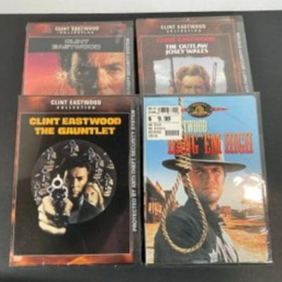 Clint Eastwood DVD's (Sealed)