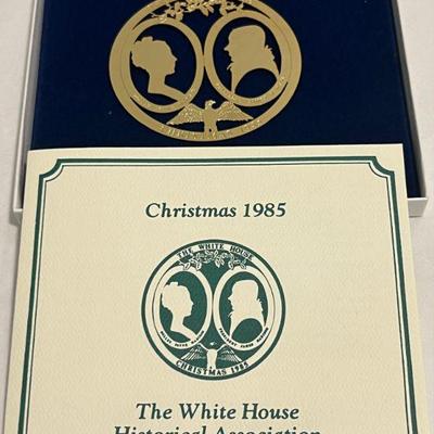 1985 White House xmas Ornament