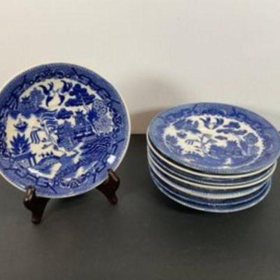 Occupied Japan Blue & White Porcelain bowls