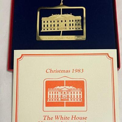1983 White xmas Ornament