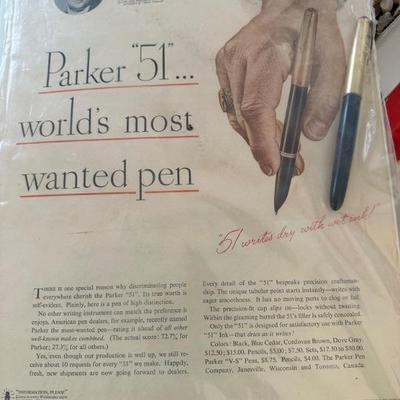 Parker Pen Ad