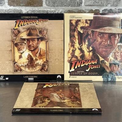 (3) Indiana Jones Trilogy on Laser Disc