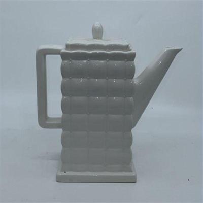 Lot 138  
Vintage Cubed Ceramic Tea Pot/ Pitcher
