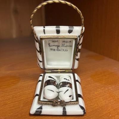 Limoges Peint Mein Trinket Box 