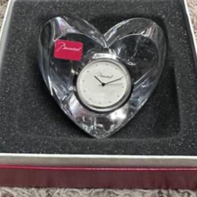 Baccarat Crystal Clock 