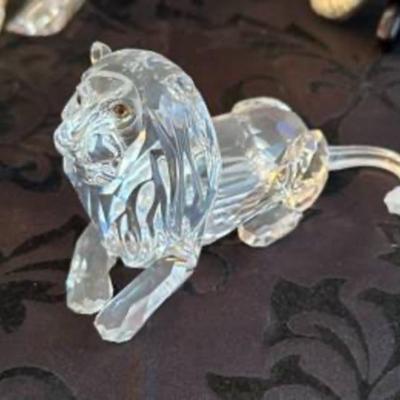 Swarovski Crystal Lion