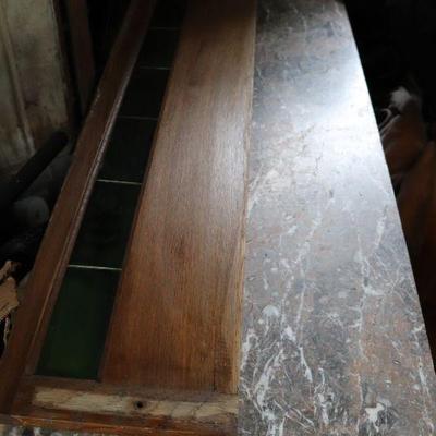Antique oak and hardwood cabinets