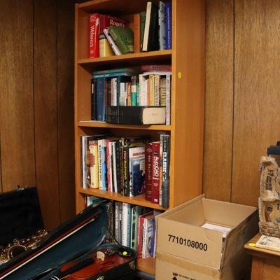 Books and book shelf cabinet