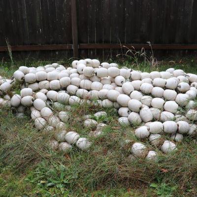 Fishing net floaters