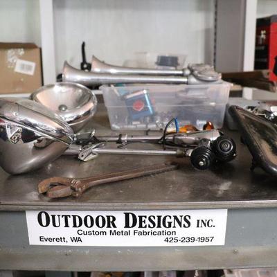 Assorted Classic Car and Motorcycle Parts